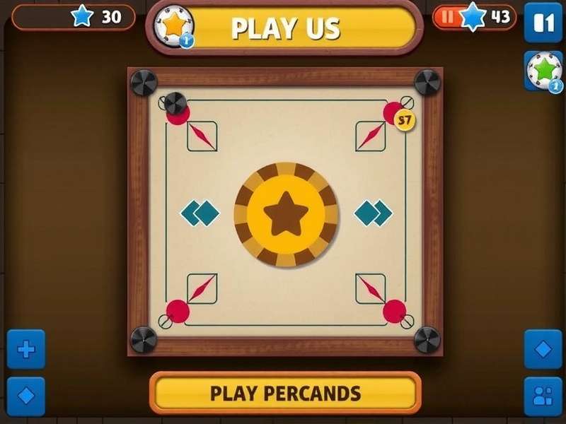 Carrom Duel Game Interface